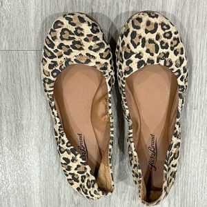 Leopard Lucky ballet flats